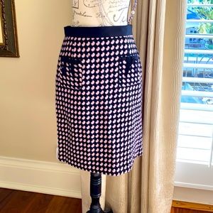 Wool skirt lined
